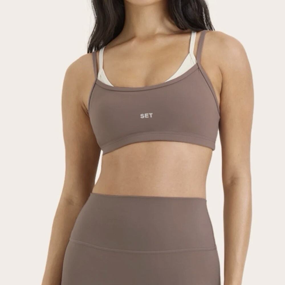 Set Active Breathe 1.0 Layered Move Bra Canoe Layered S Active Workout